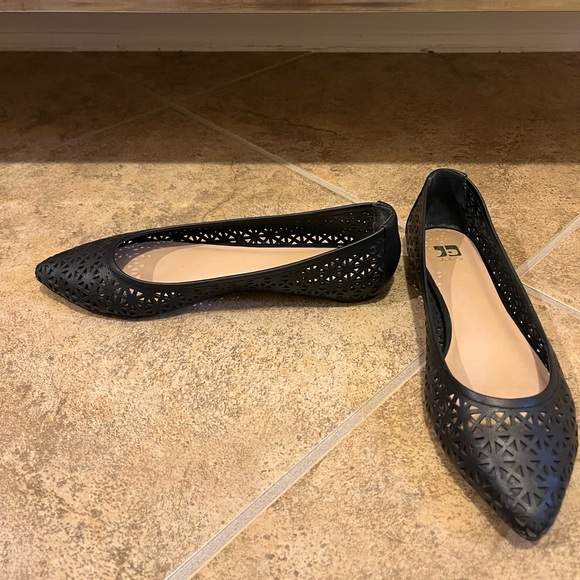 Joe’s Black Pixie Flat Size 7 - Picture 4 of 6
